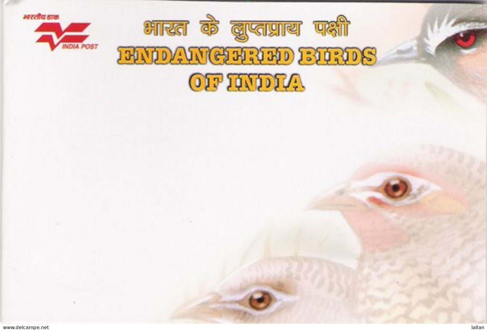 Endangered Birds Of India, Quail, Florican, Thrush, And Stork, 4-Maxim Cards, 2006, Condition As Per Scan - Cartas & Documentos