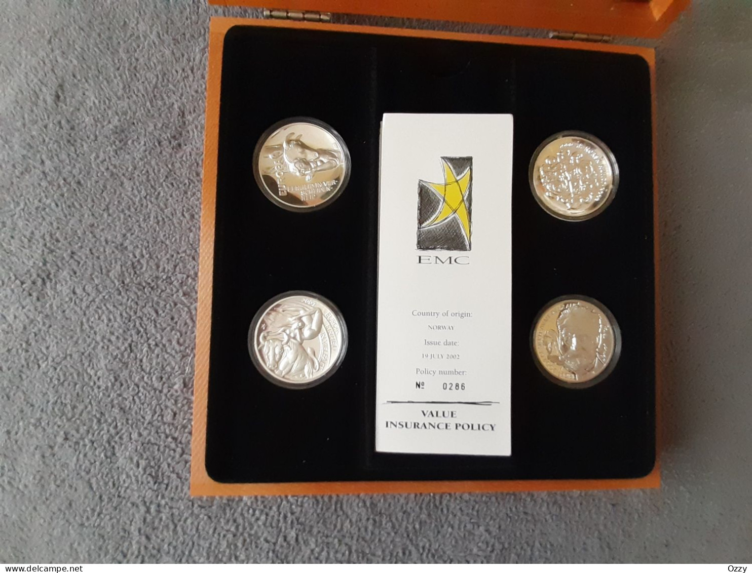 Zilveren EMC Medailles - De Muntmeesters Van Europa - Ohne Zuordnung
