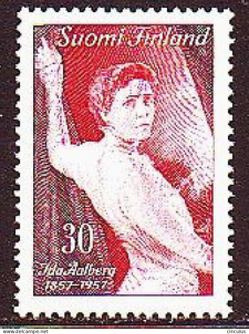 1957. Finland. 100th Birthday Of Ida Aalberg, Actress. MNH. Mi. Nr. 485 - Ongebruikt