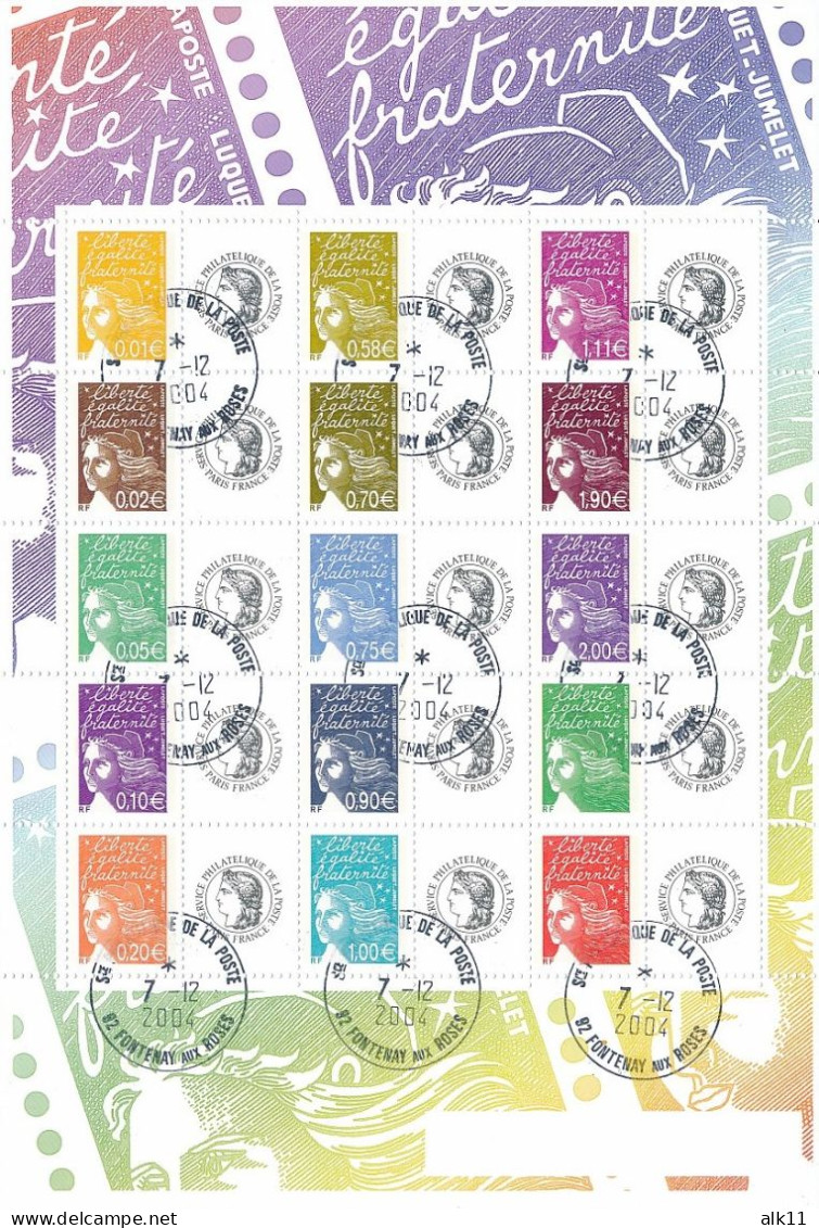 France 2004 - F3688B Bloc Feuillet Marianne Du 14 Juillet Personnalisé Avec Logo Ceres  - Oblitéré - Used Stamps