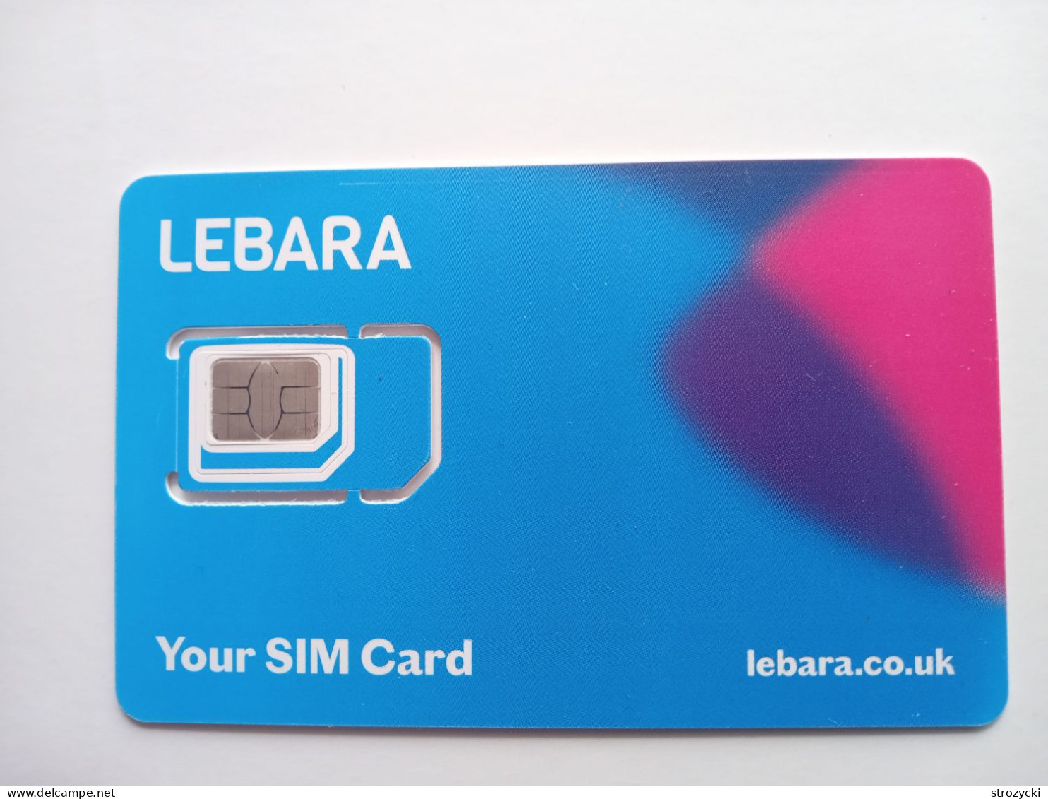 United Kingdom - Lebara (standard, Micro, Nano SIM) - GSM SIM - Used, Complete - Other & Unclassified