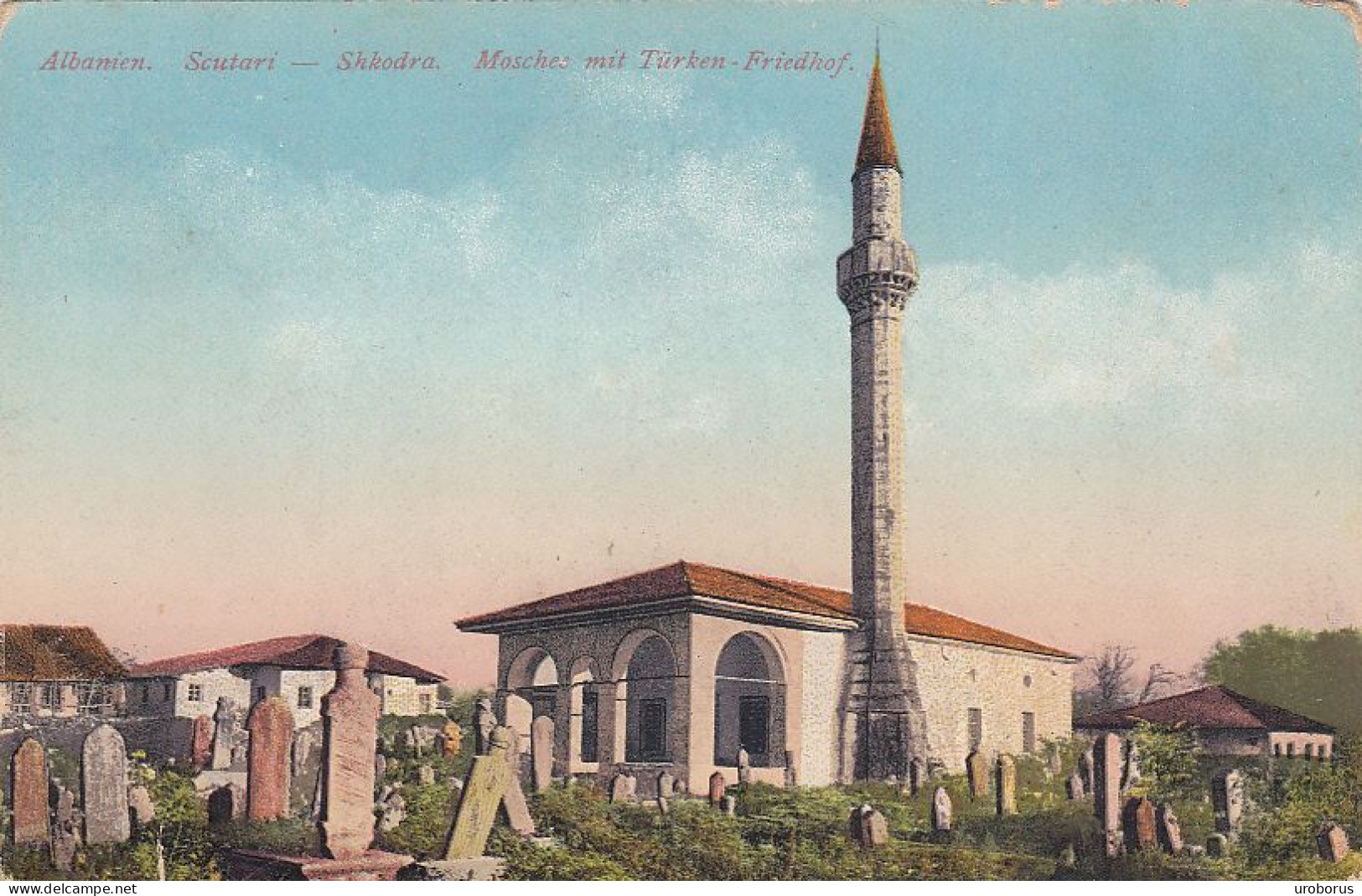 ALBANIA - Scutari - Shkodra - Moschee Mit Turken Friedhof - Albanie
