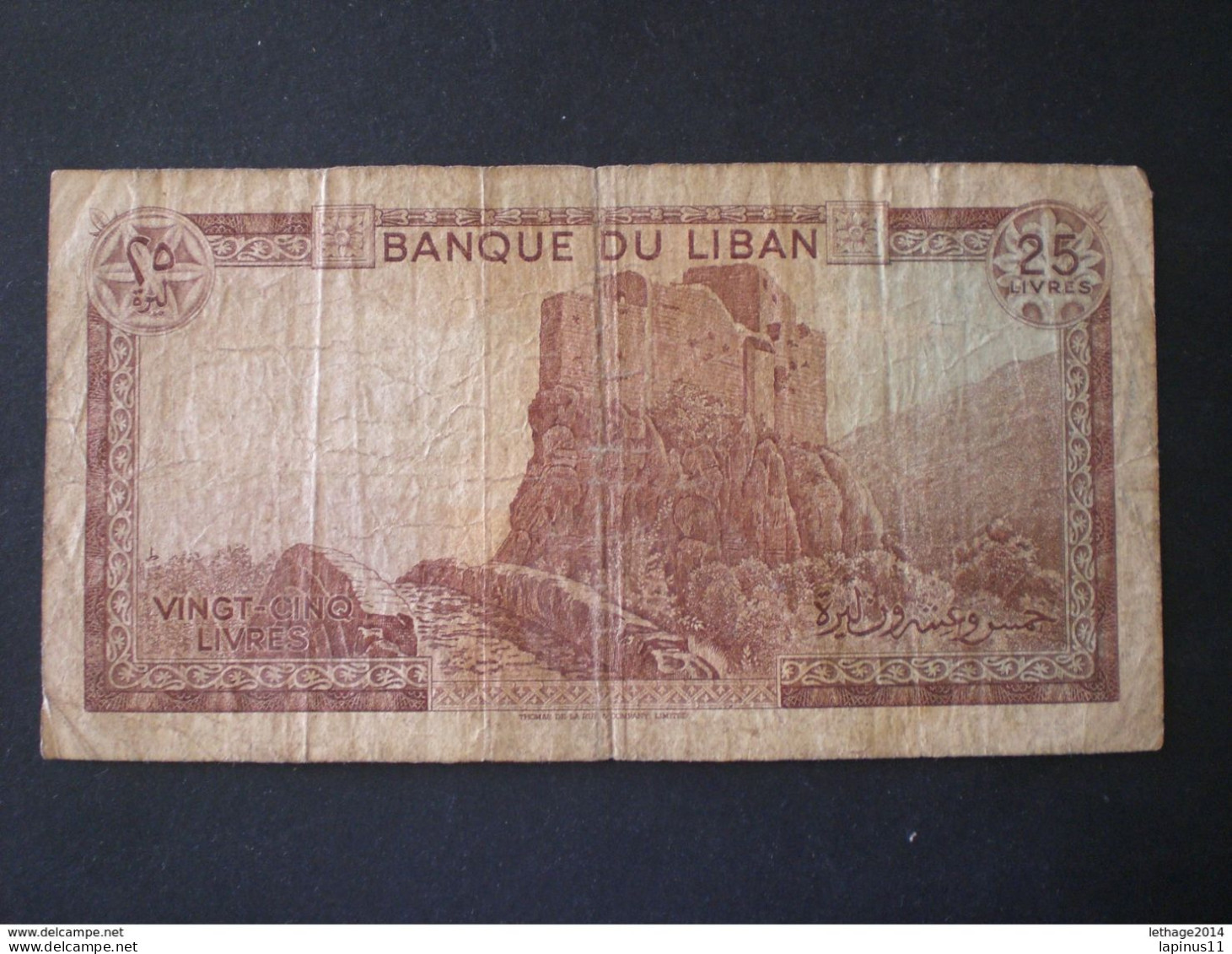 BANKNOTE LEBANON لبنان LIBAN 1983 25 LIVRES CIRCULATED GOOD CONDITION - Libanon