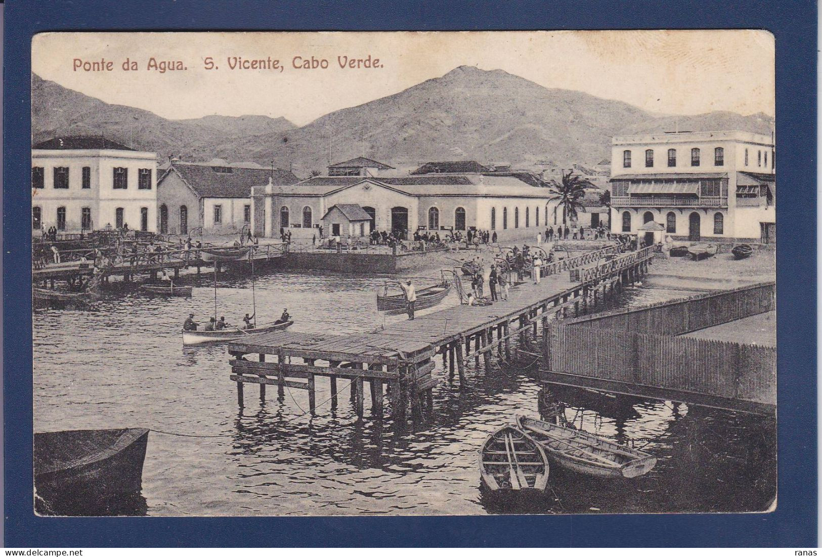 CPA Cap Vert Cabo Verde Colonie Portugal Sao Vicente Non Circulée - Capo Verde