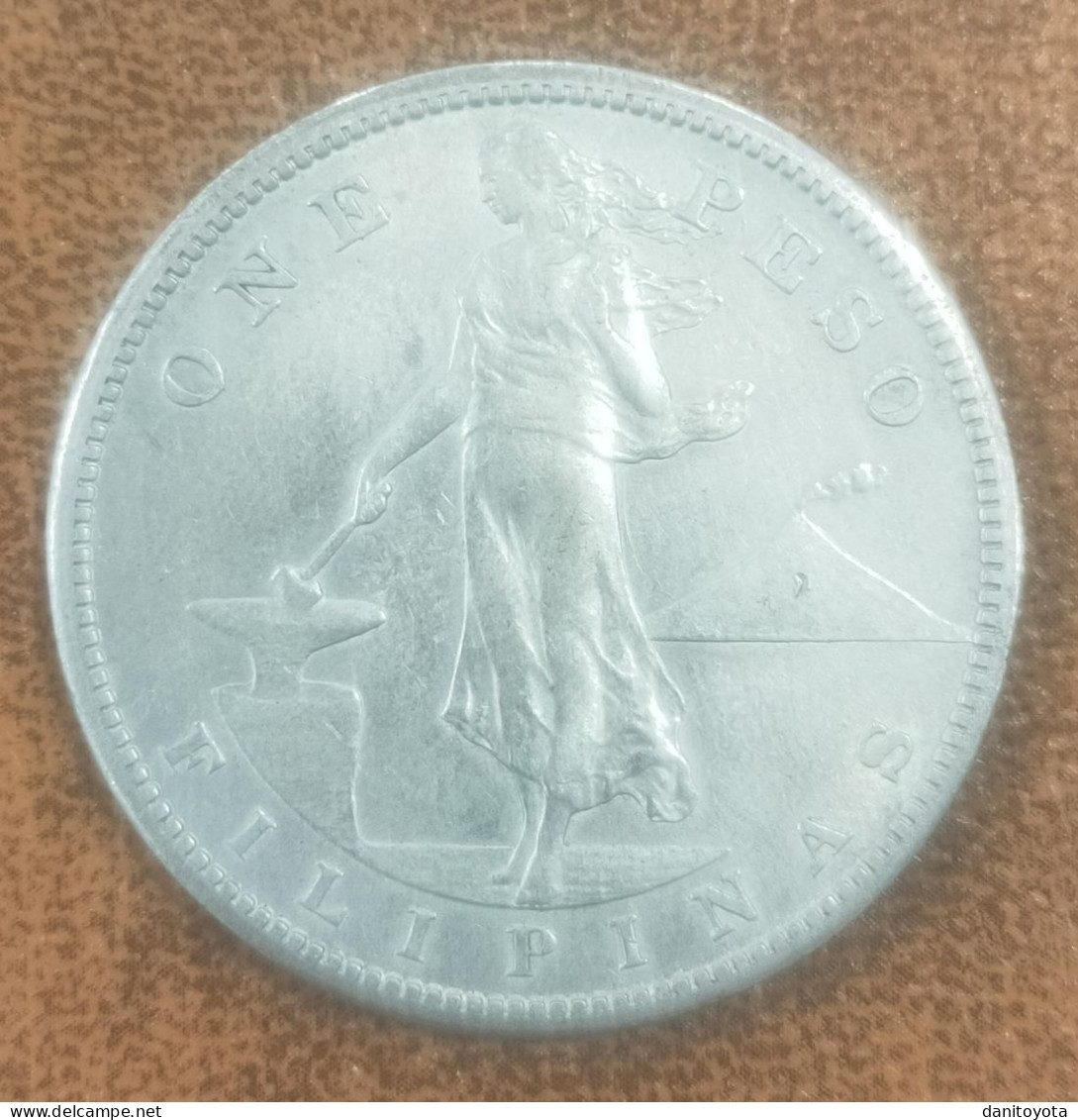 FILIPINAS. AÑO 1909 (S). 1 PESO PLATA ADMINISTRACIÓN USA. PESO 20 GR. REF A/F - Philippines