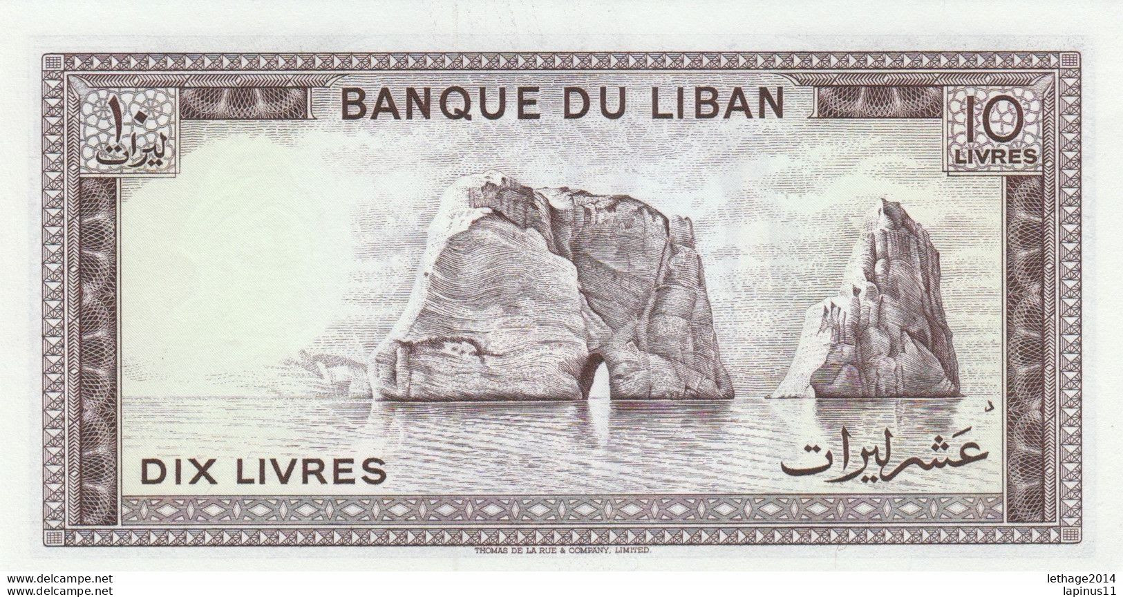 LEBANON BANKNOTES 10 UNC (MK456 Liban Lebanon 5 Consecutive - Libanon