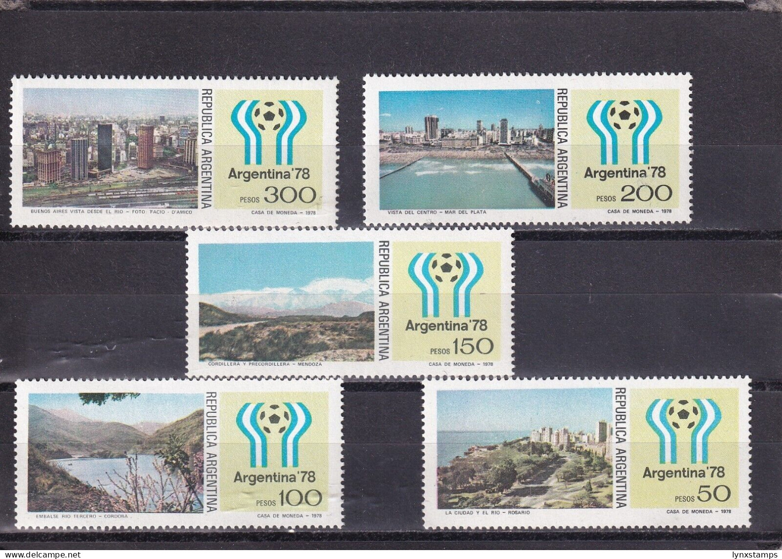 SA04 Argentina 1978 Football World Cup Argentina Match Sites Mint Stamps - Nuovi