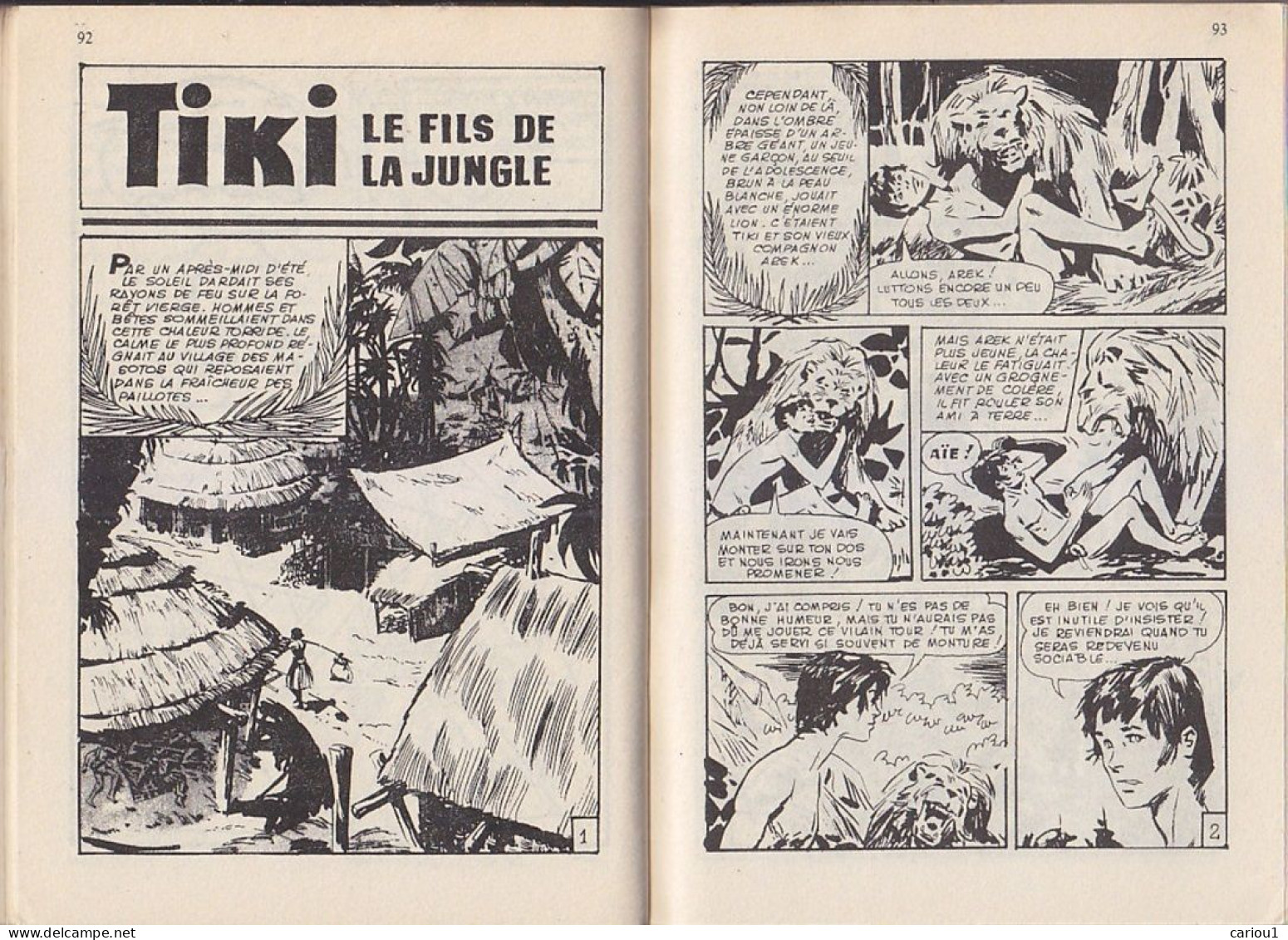 C1 Hugo PRATT Safari 1976 TIKI FILS DE LA JUNGLE Kiwi Il Figlio Della Jungla PORT INCLUS France - Pratt