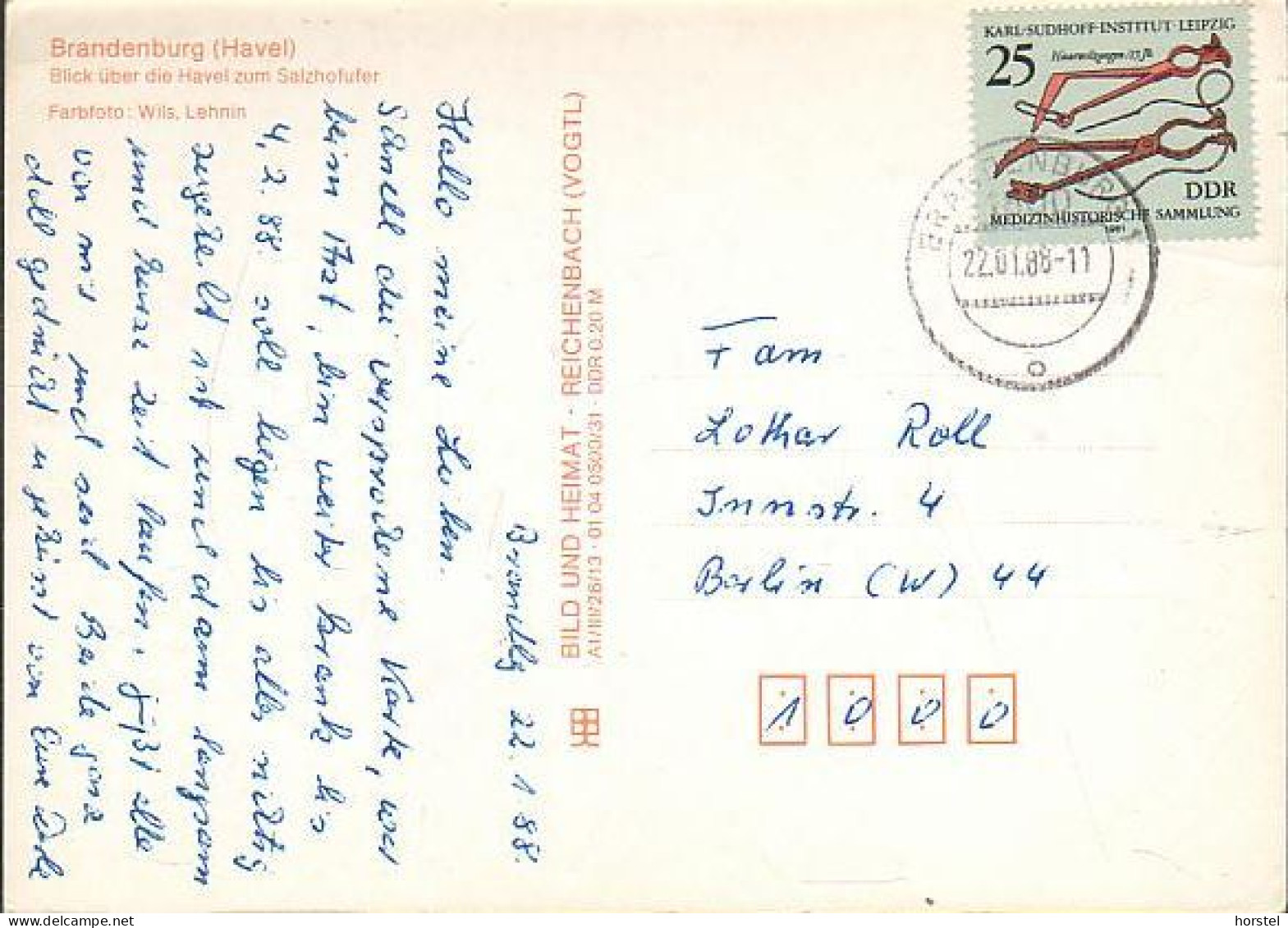 D-14770 Brandenburg An Der Havel - Salzhofufer - Kirche Mit Dampfer - Nice Stamp - Brandenburg