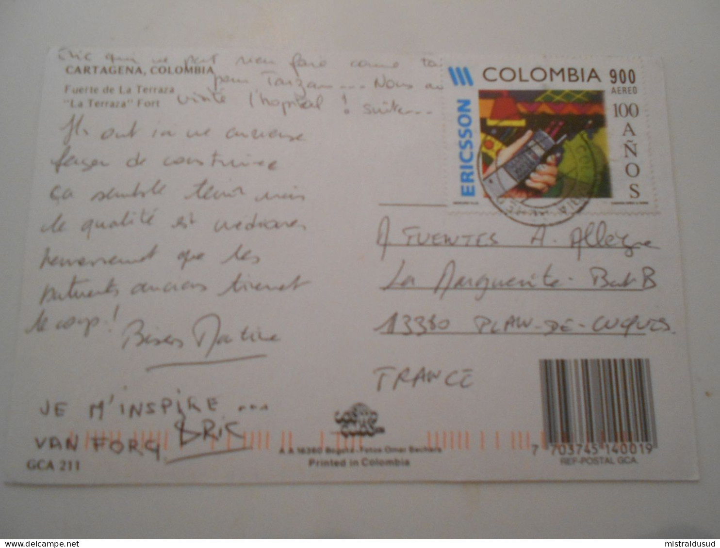 çolombie , çarte De Bogota 1997 Pour Plan De çuques - Colombia