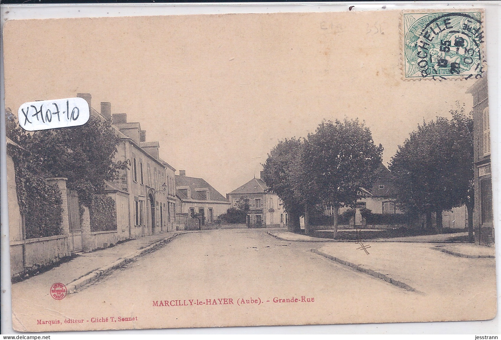 MARCILLY-LE-HAYER- GRANDE-RUE - Marcilly