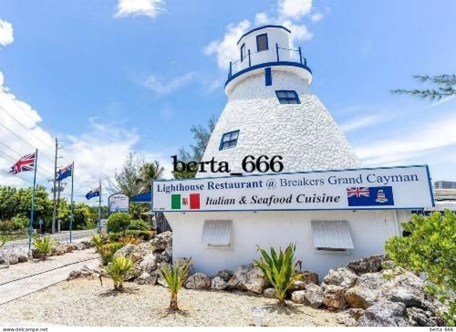 Cayman Islands Breakers Lighthouse Restaurant New Postcard - Caimán (Islas)