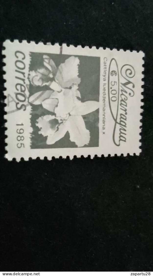 NİARAGUA-1987   10  CORD     DAMGALI - Nicaragua