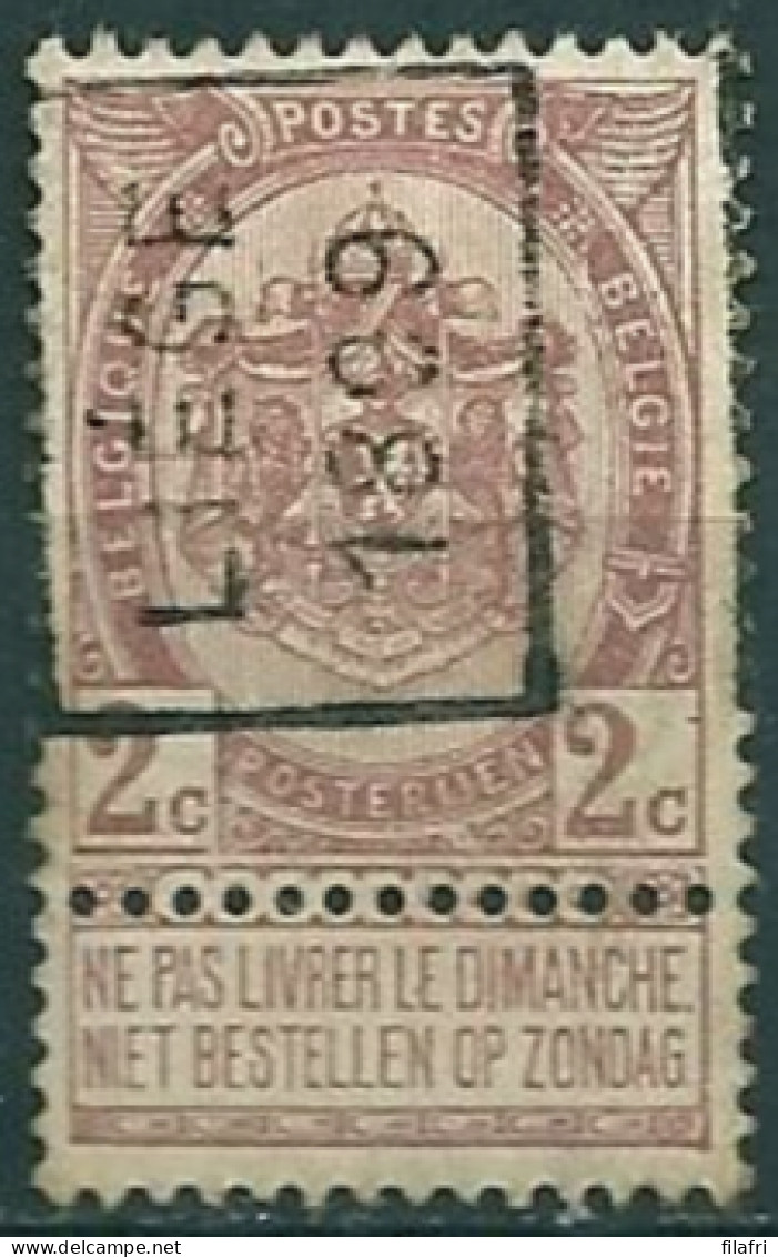 250 Voorafstempeling Op Nr 55 - LIEGE 1899 -  Positie A - Rollenmarken 1894-99