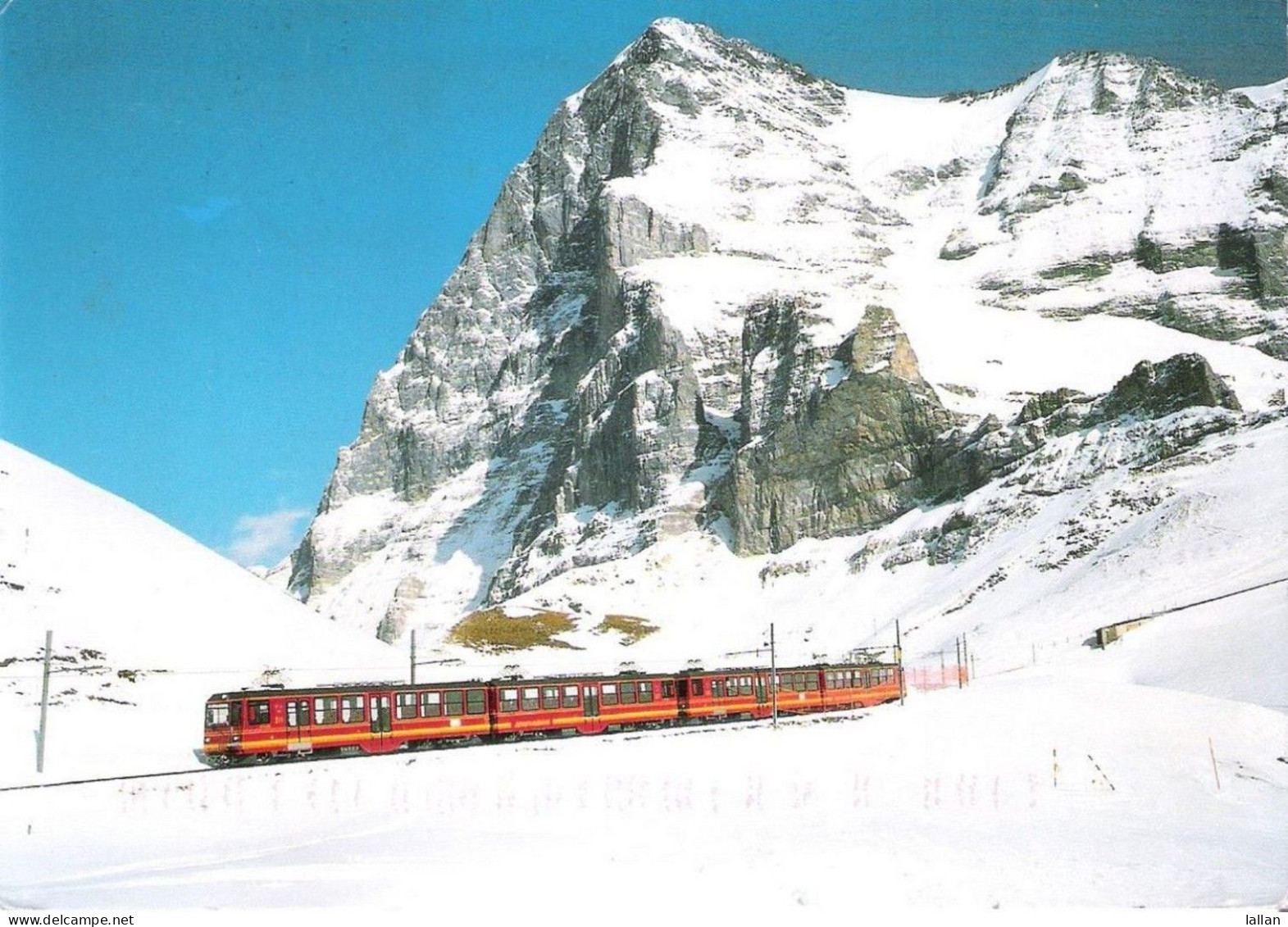 Postcard Used, Postmarked At Highest Post Officen Of Switzerland To India, 2015,Condition As Per Scan - Cartas & Documentos