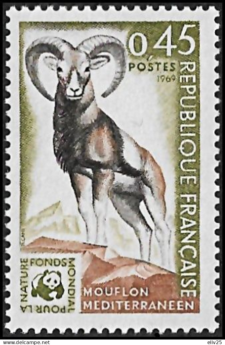 France 1969, WWF European Mouflon - 1 V. MNH - Neufs