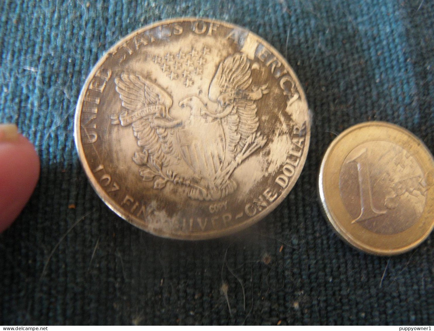 Dollar Américain En Argent  1816 (copie) - Valse Munten