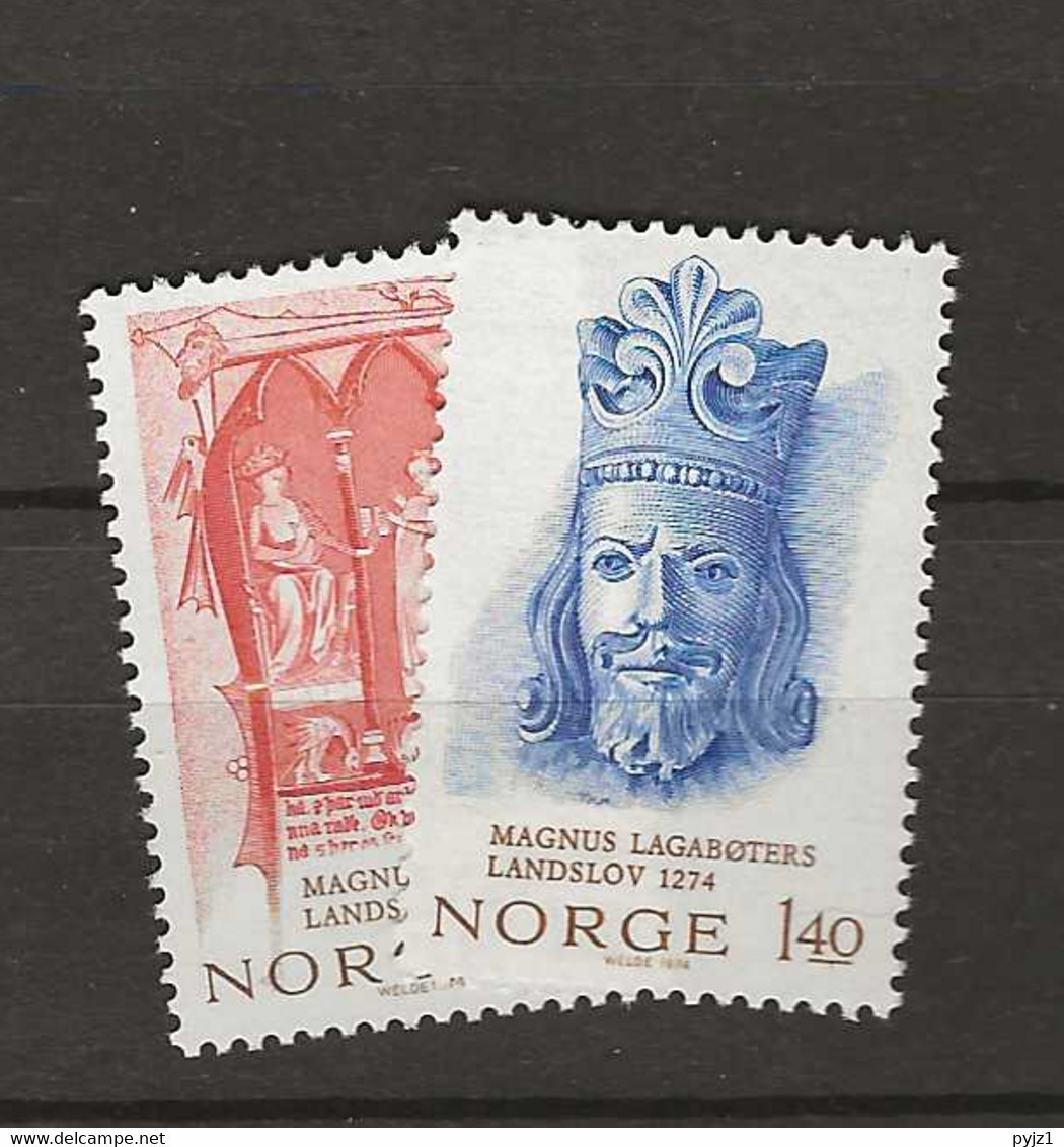 1974 MNH Norway, Mi 683-84 Postfris** - Ungebraucht