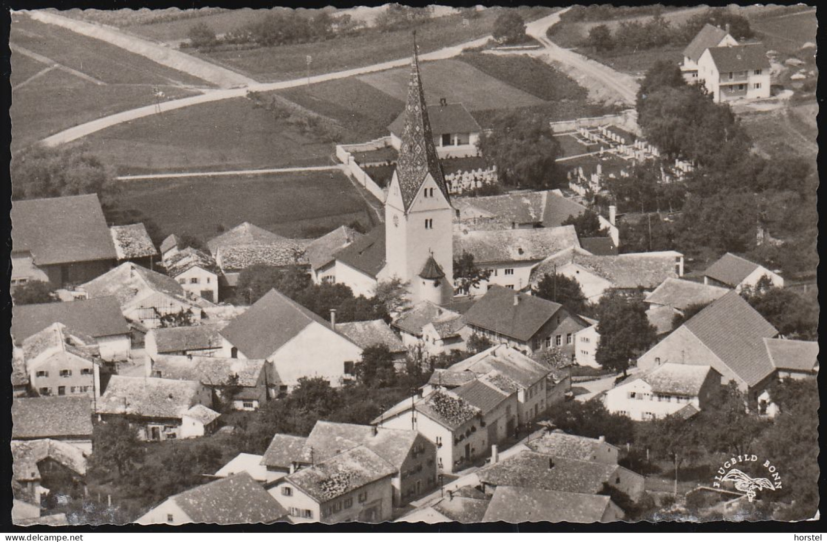 D-91788 Pappenheim - Bieswang - Alte Ortsansicht Mit Kirche - Luftfoto - Air View - Weissenburg