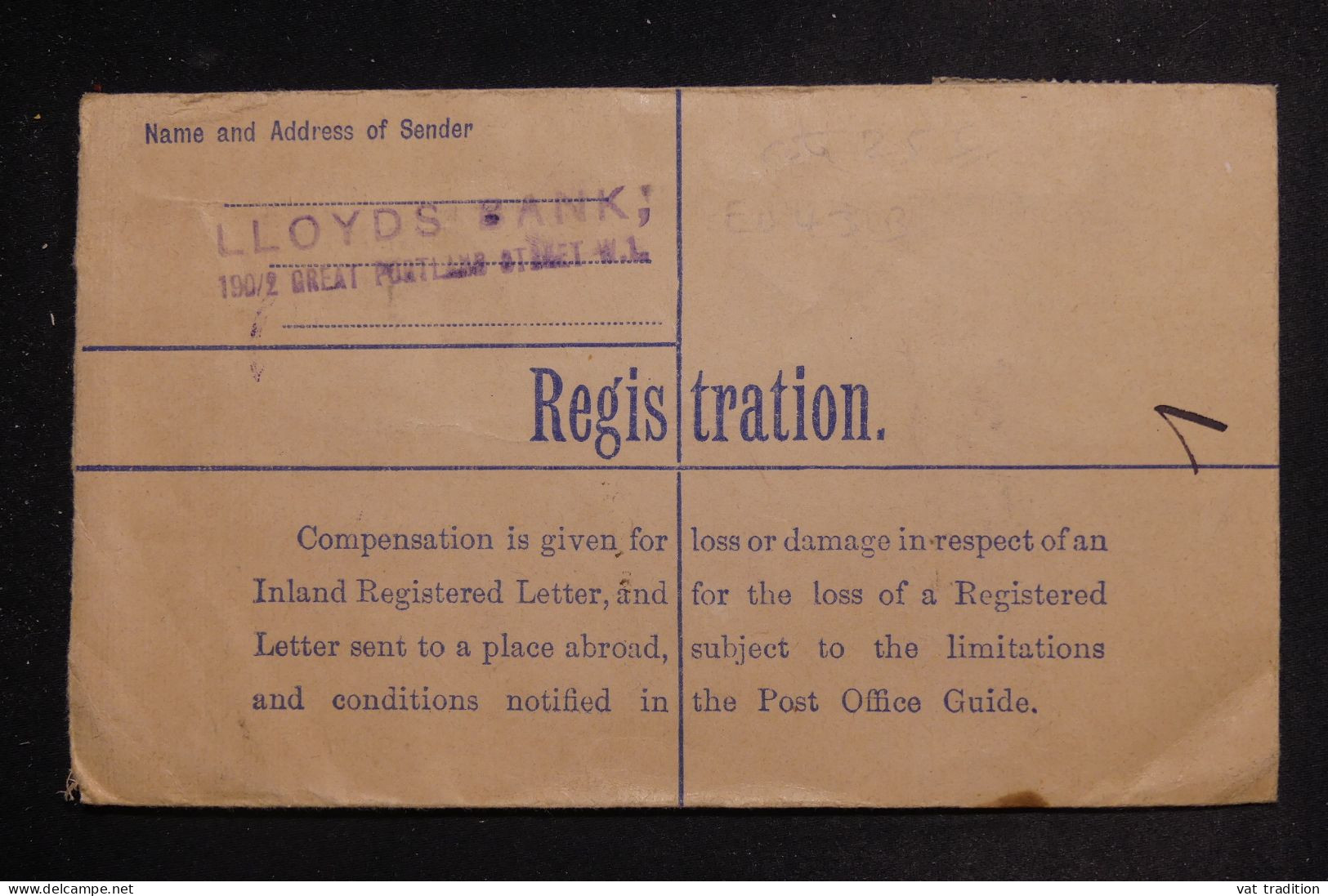 ROYAUME UNI - Entier Postal + Compléments En Recommandé De Londres Pour Paris En 1939 - L 151243 - Entiers Postaux