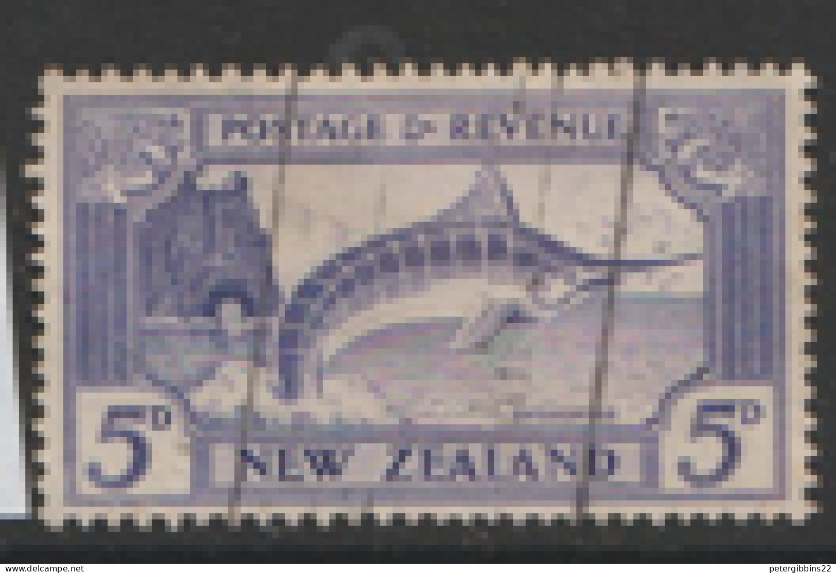 New  Zealand  1936 SG  584  5d  Fine Used - Usati