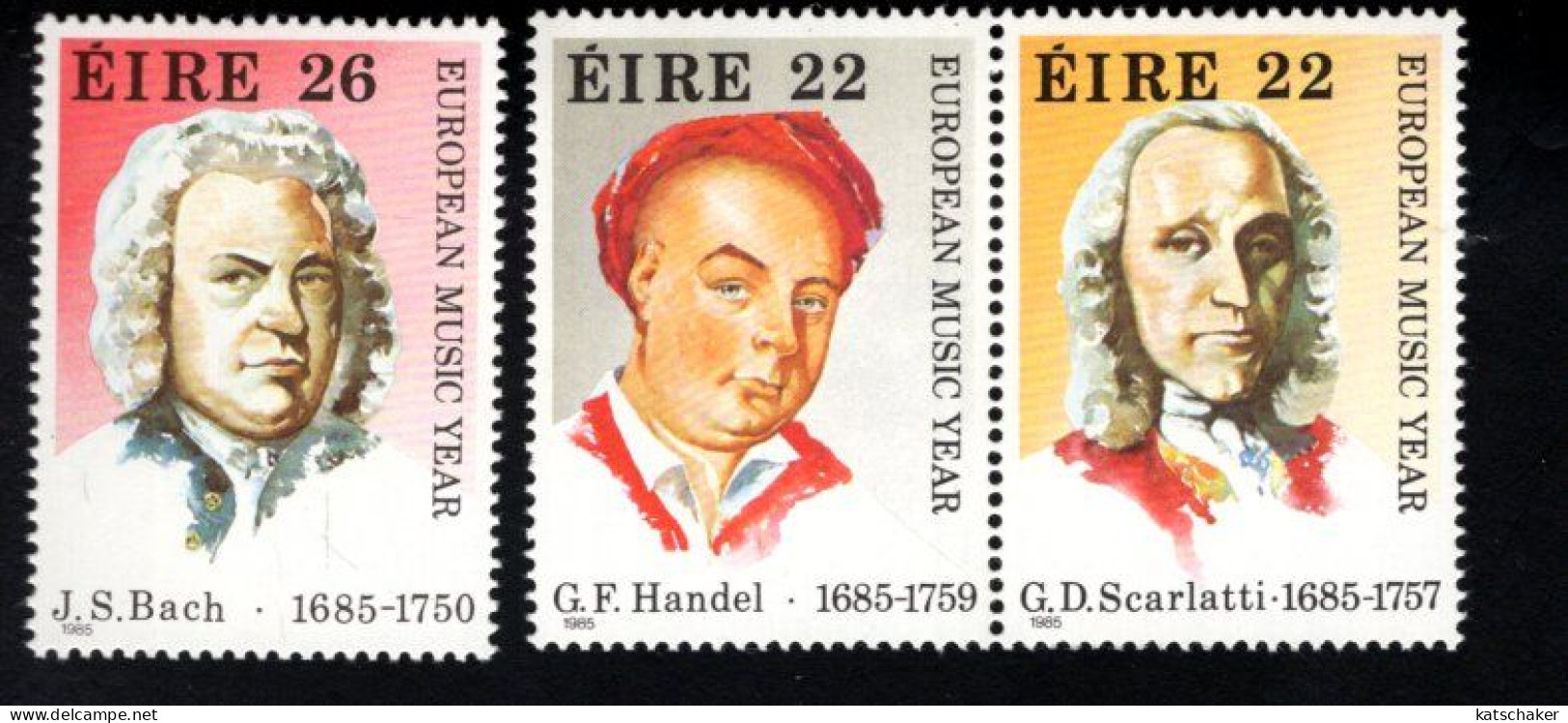 1998797255 1985  SCOTT 619A 620 (XX) POSTFRIS  MINT NEVER HINGED - EUROPEEN MUSIC YEAR - 619 FIRST OF PAIR - Nuovi