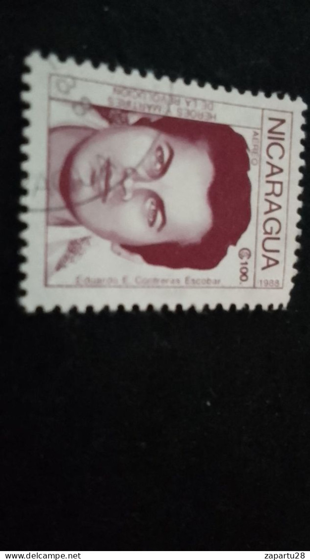 NİARAGUA-1987   100.00  CORD     DAMGALI - Nicaragua