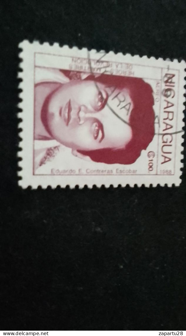 NİARAGUA-1987   100.00  CORD     DAMGALI - Nicaragua