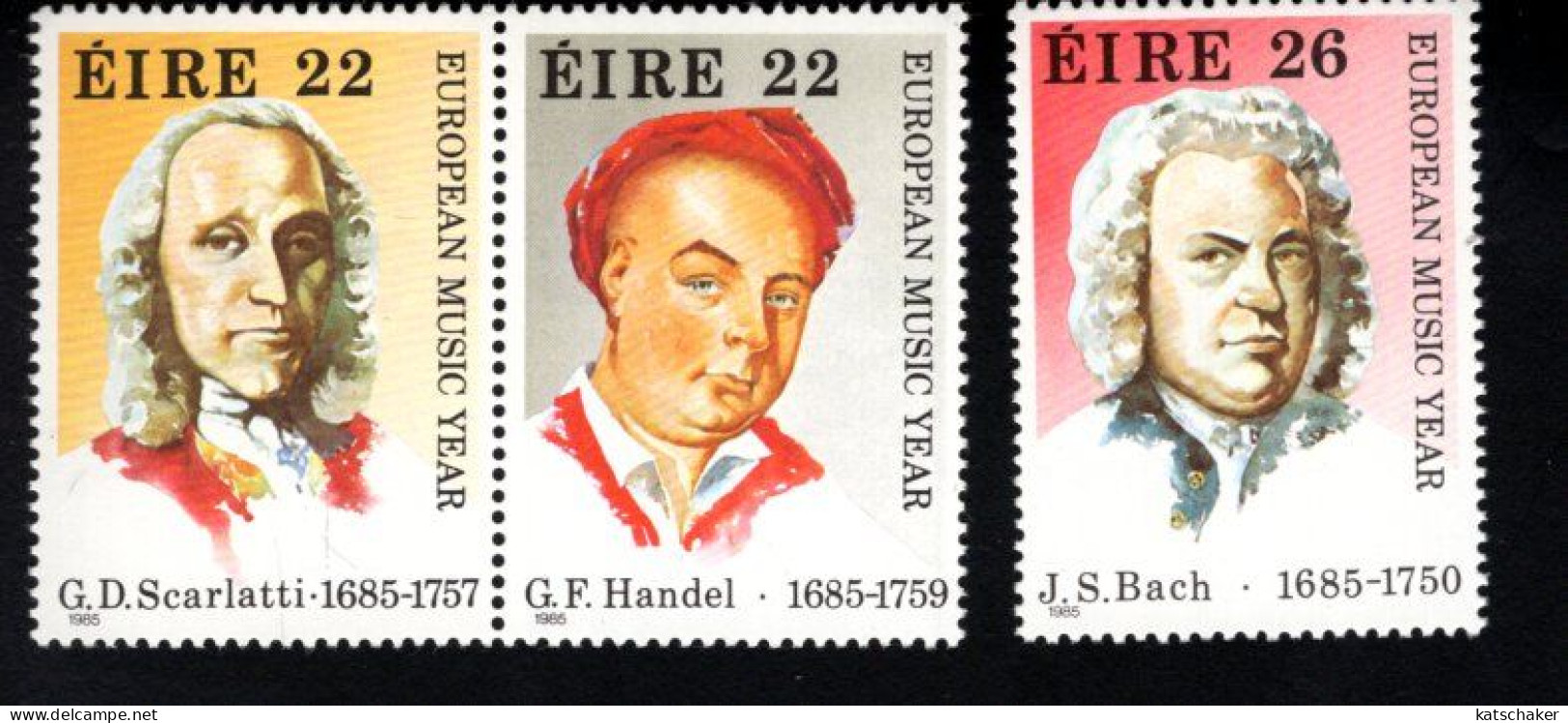 1998797519 1985  SCOTT 619A 620 (XX) POSTFRIS  MINT NEVER HINGED - EUROPEEN MUSIC YEAR - 618 FIRST OF PAIR - Nuovi