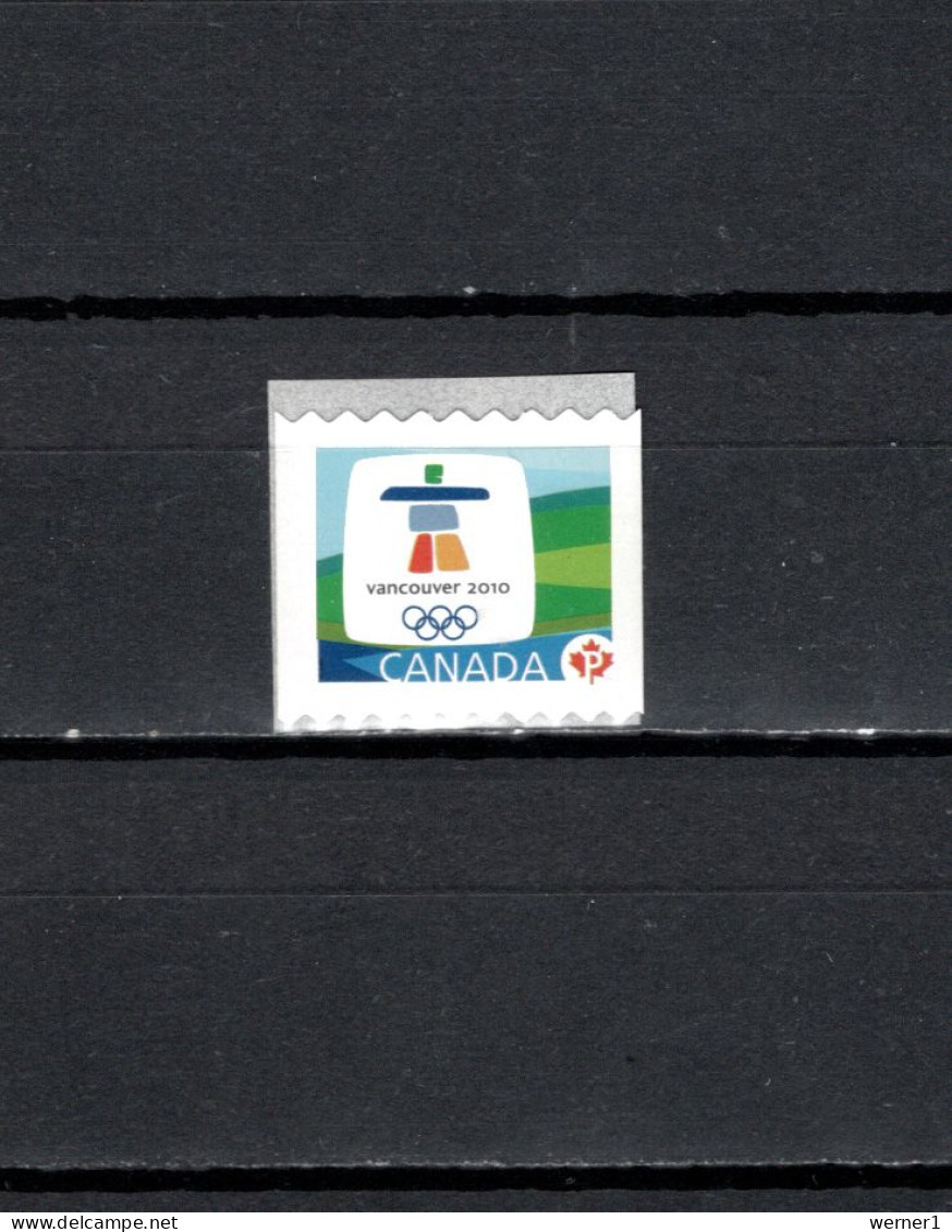 Canada 2009 Olympic Games Vancouver "P" Stamp MNH - Invierno 2010: Vancouver