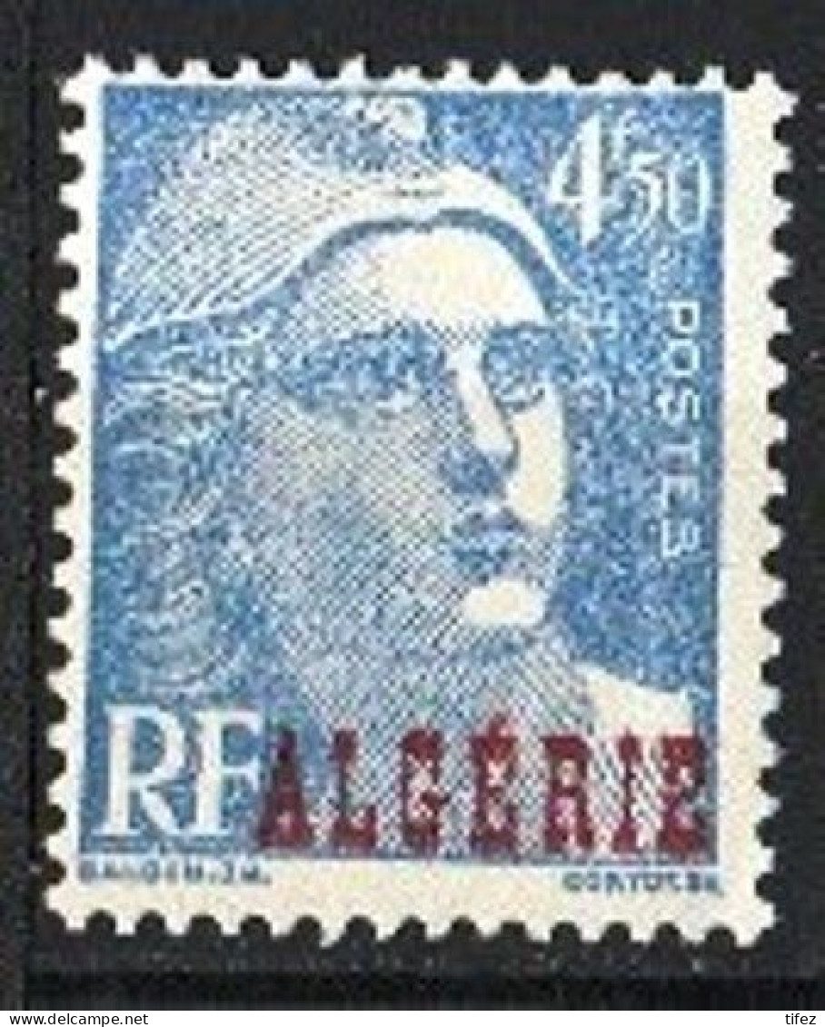 Année 1945-N°239 Neuf**MNH : Type Marianne De Gandon : Timbres De France Surchargés "ALGERIE" - Unused Stamps