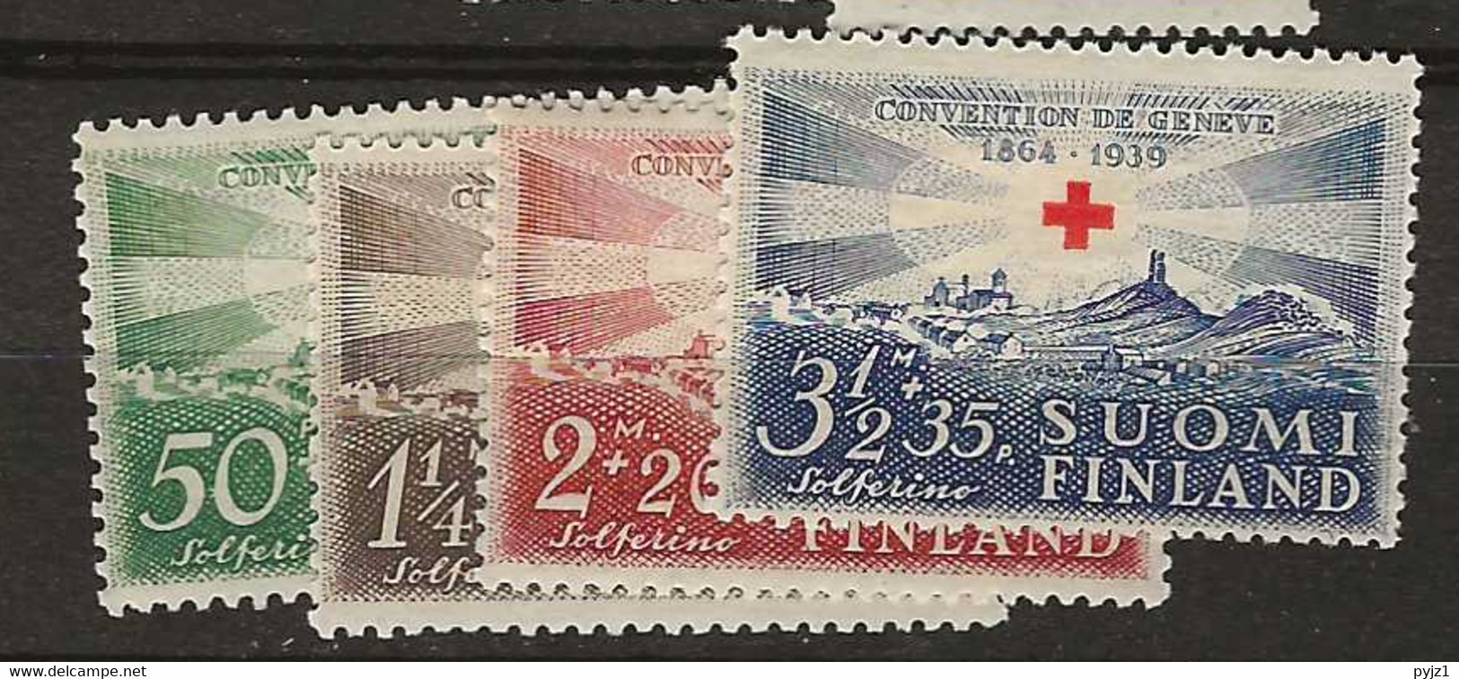 1939 MH Finland Mi 217-20 - Unused Stamps
