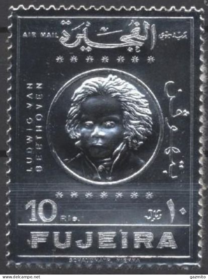 Fujeira 1971, Beethoven, 1val. SILVER - Fujeira