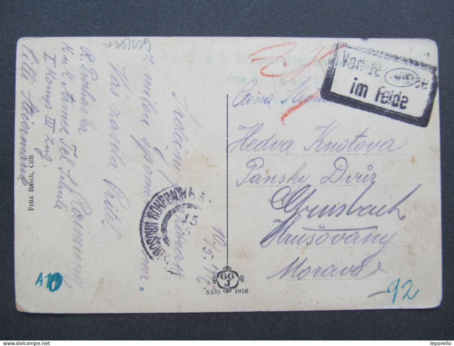 AK CILLI CELJE 1916 Feldpost  /// D*59245 - Slovenia