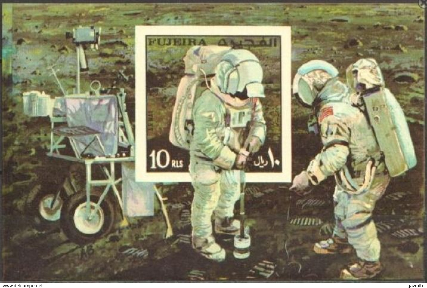 Fujeira 1971, Space, First Man On The Moon, BLOCK - Fujeira