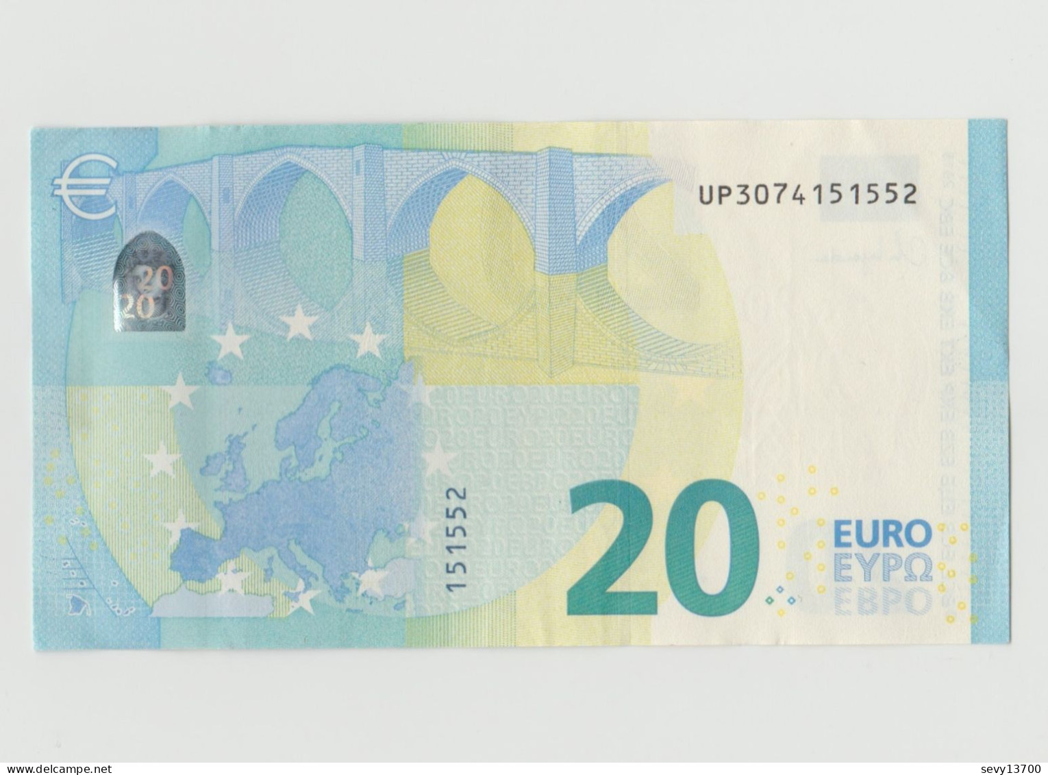 Billet 20 Euros De 2015 Ch Lagarde Date Historique Dans Le Numéro De Série 1515 Bataille De Marignan - 20 Euro