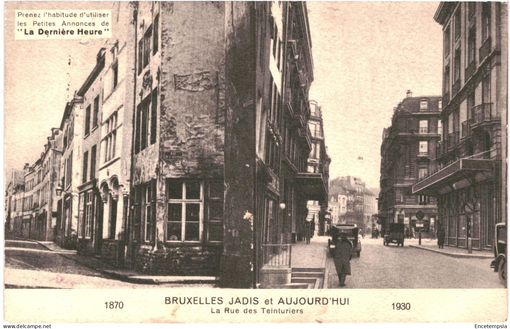 CPA Carte Postale  Belgique  Bruxelles Jadis Et Aujourd'hui Rue Des Teinturiers   VM79286 - Corsi