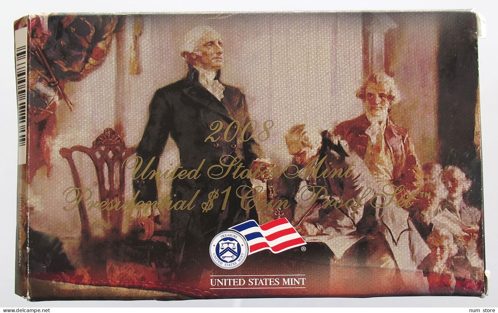 UNITED STATES OF AMERICA SET 4X DOLLAR 2008 PRESIDENTIAL PROOF #bs20 0017 - Proof Sets