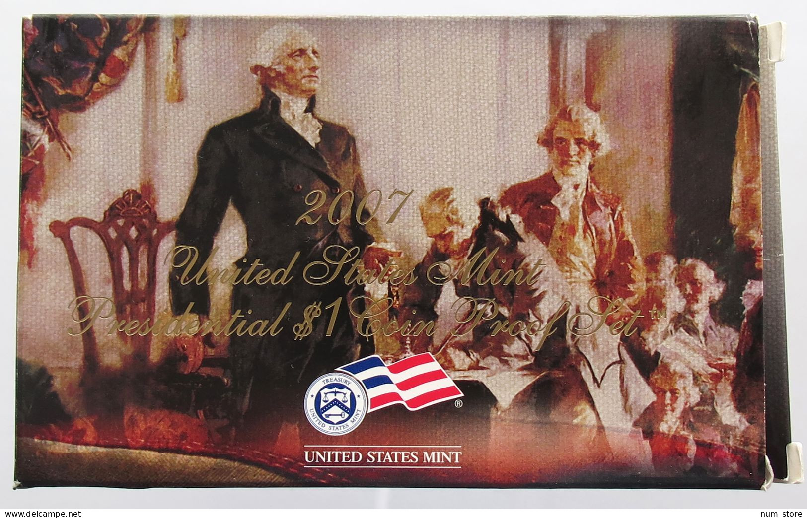 UNITED STATES OF AMERICA SET 4X DOLLAR 2007 PRESIDENTIAL PROOF #bs20 0015 - Proof Sets