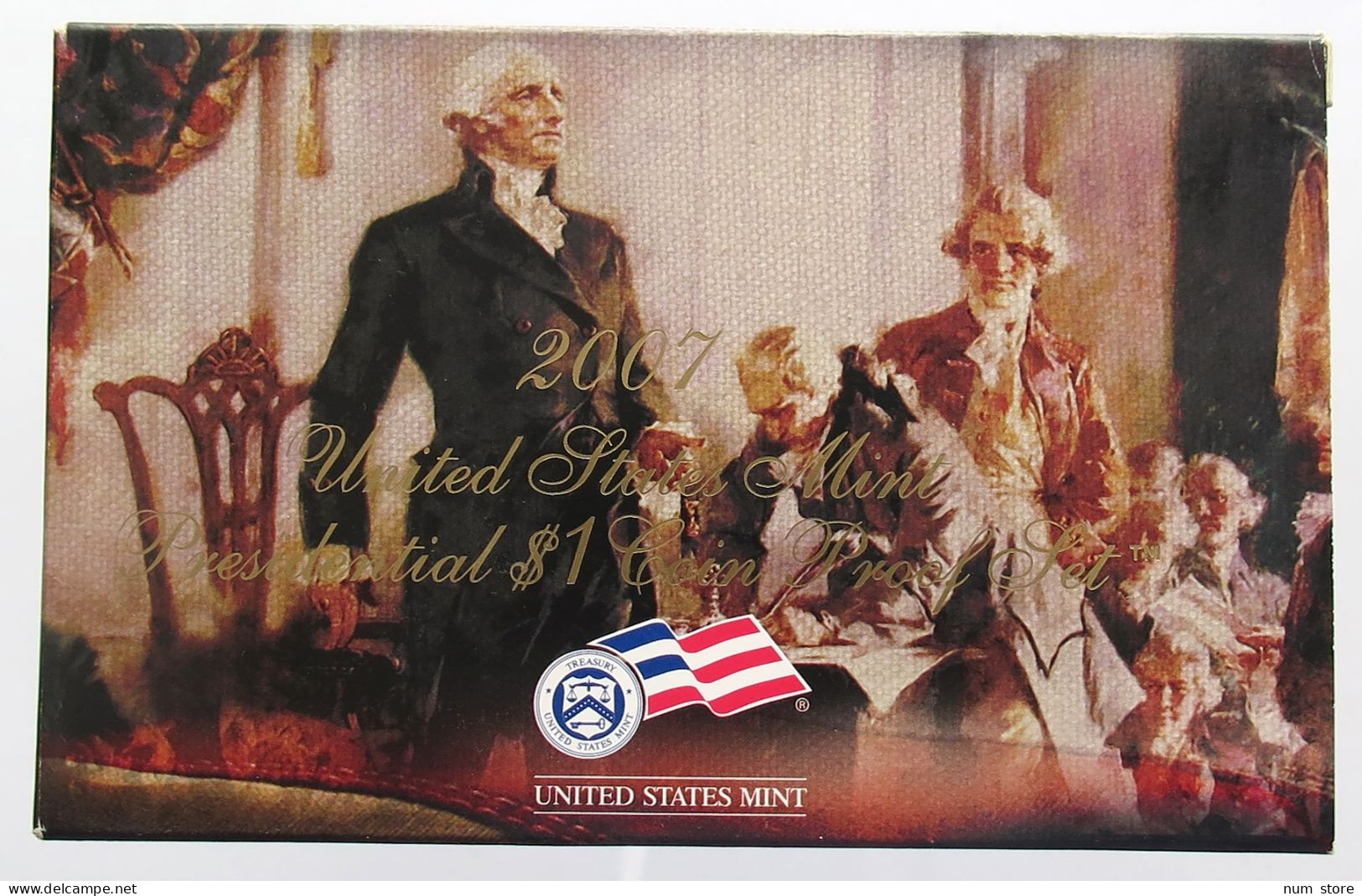 UNITED STATES OF AMERICA SET 4X DOLLAR 2007 PRESIDENTIAL PROOF #bs20 0001 - Proof Sets