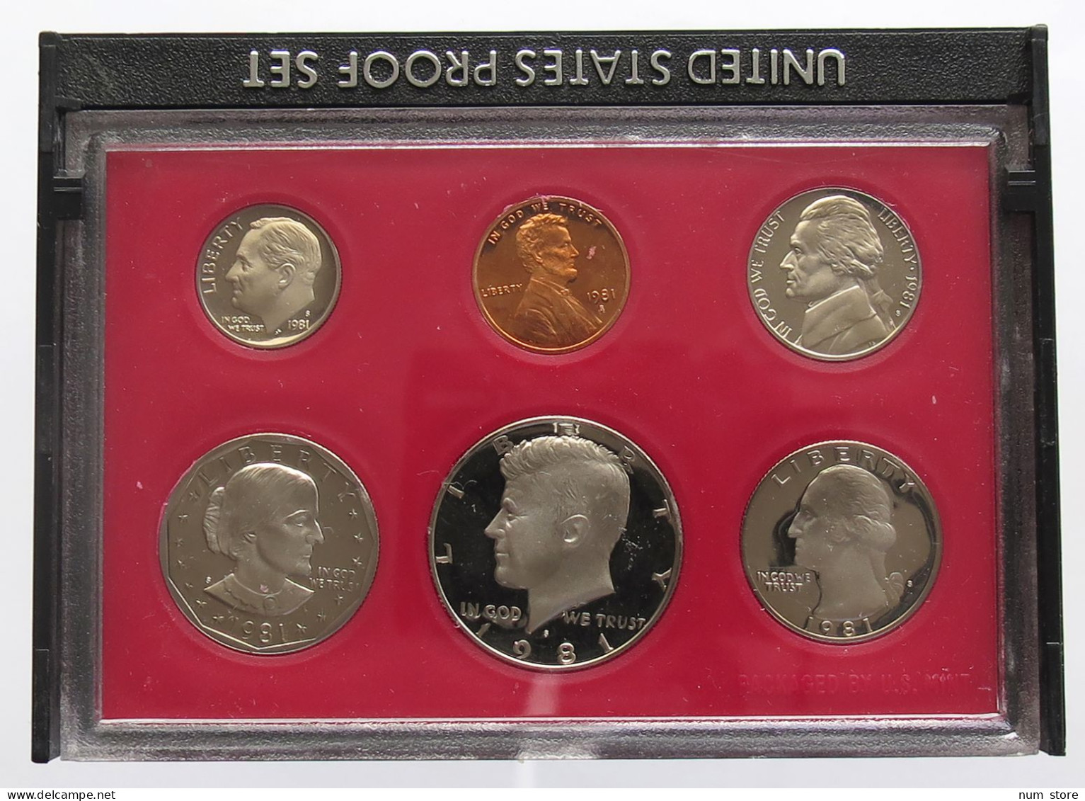 UNITED STATES OF AMERICA SET 1981 S PROOF #bs20 0007 - Proof Sets