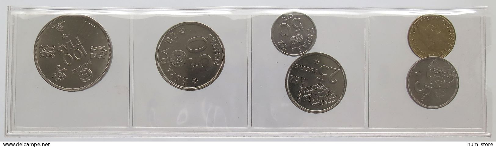 SPAIN SET 1980 81 UNC #bs19 0215 - Mint Sets & Proof Sets