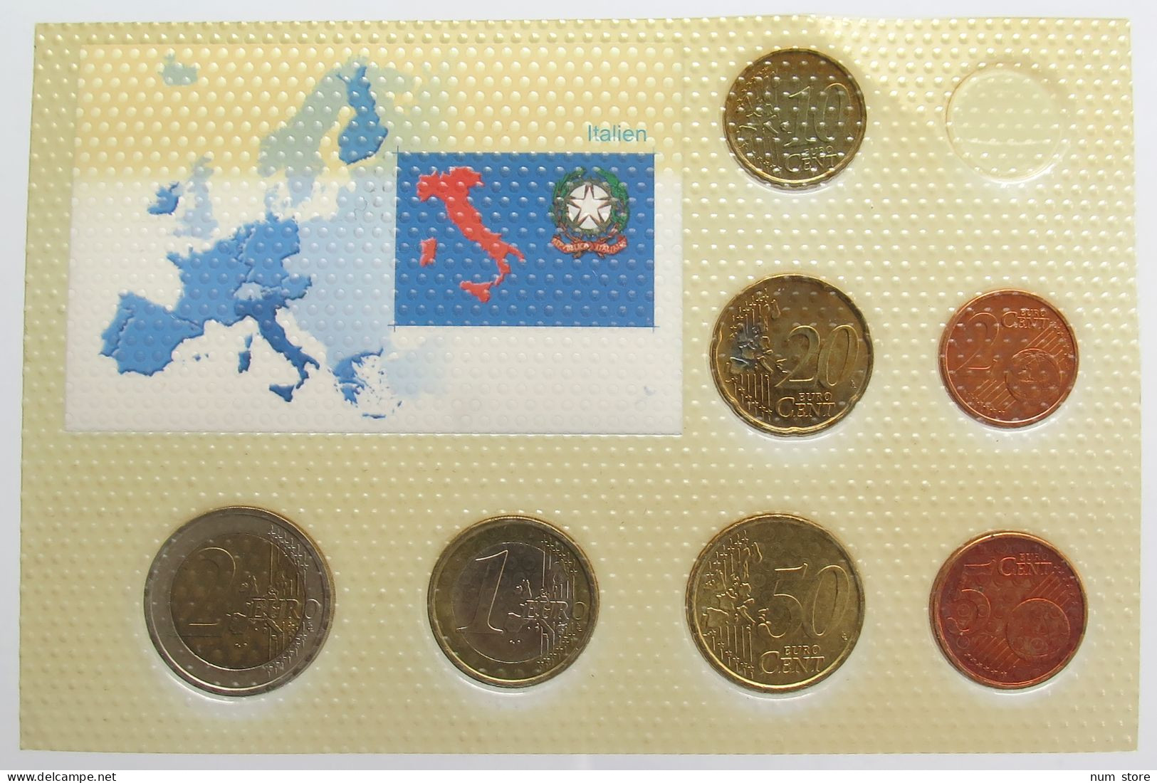 ITALY EURO SET 2002-2004 #bs19 0187 - Italie