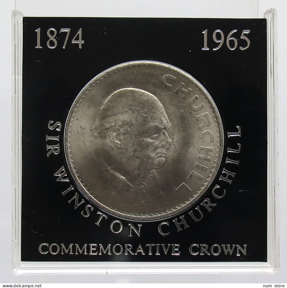 GREAT BRITAIN CROWN 1965 CHURCHILL #bs20 0035 - L. 1 Crown