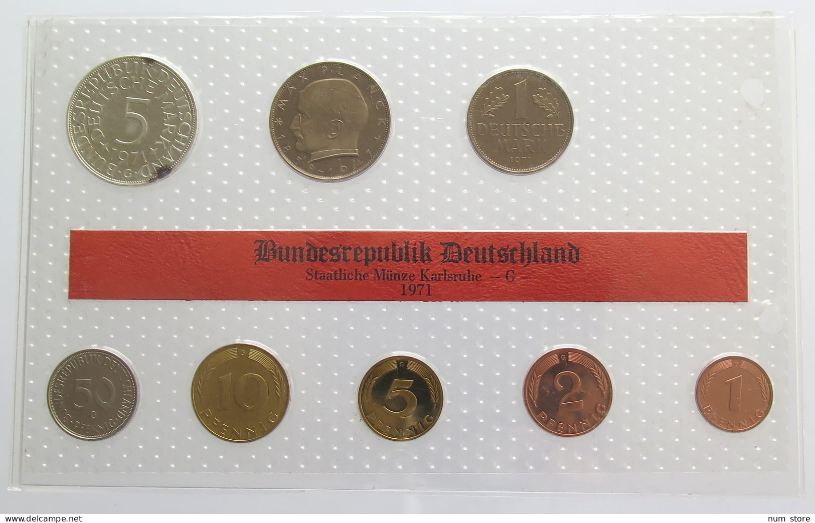 GERMANY BRD BRD SET 1971 G #bs19 0201 - Sets De Acuñados &  Sets De Pruebas