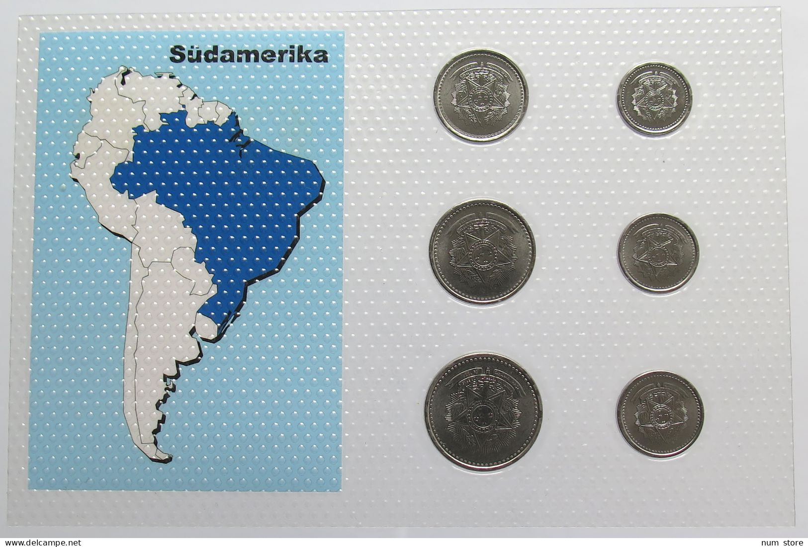 BRAZIL SET UNC #bs19 0141 - Brasil