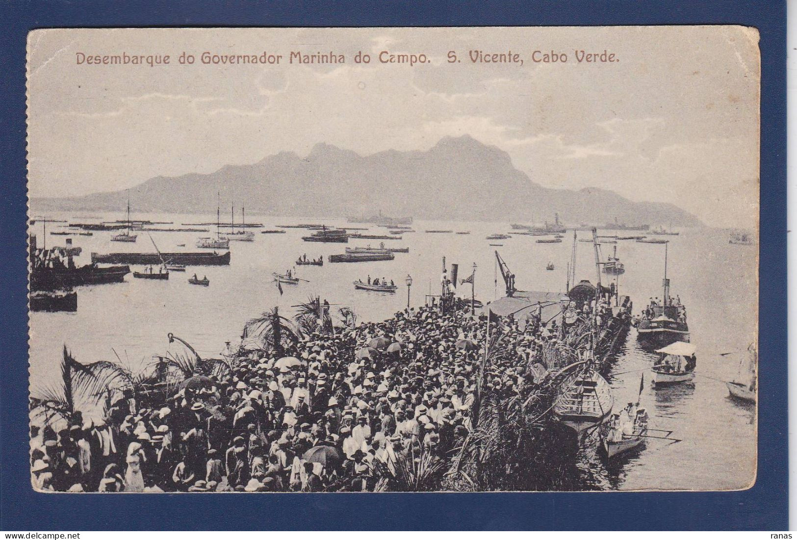 CPA Cap Vert Cabo Verde Colonie Portugal Sao Vicente Circulée - Cabo Verde