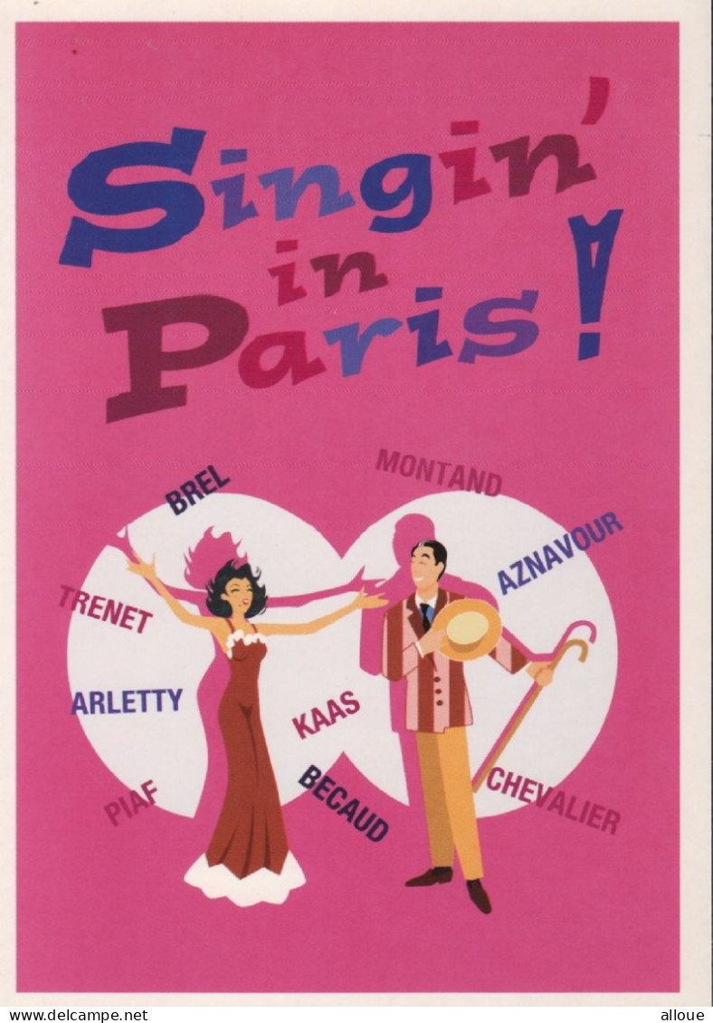 SINGIN' IN PARIS ! - BREL - MONTAND- TRENET - AZNAVOUR - ARLETTY - KAAS - PIAF - BECAUD - CHEVALIER - Cabaret