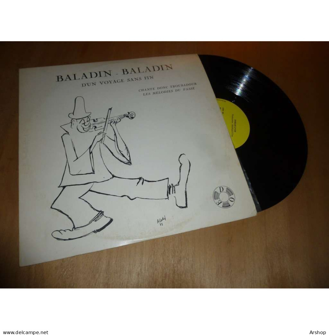 BALADIN- BALADIN D'un Voyage Sans Fin CHANSON FOLK - DISQUE D'OR EDO 29 Lp 1973 - Sonstige - Franz. Chansons