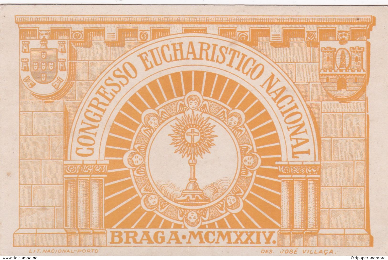 POSTCARD PORTUGAL - BRAGA - CONGRESSO EUCARISTICO NACIONAL - Braga